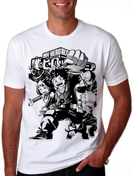 Camisa - Boku no Hero Academy - Team Heros