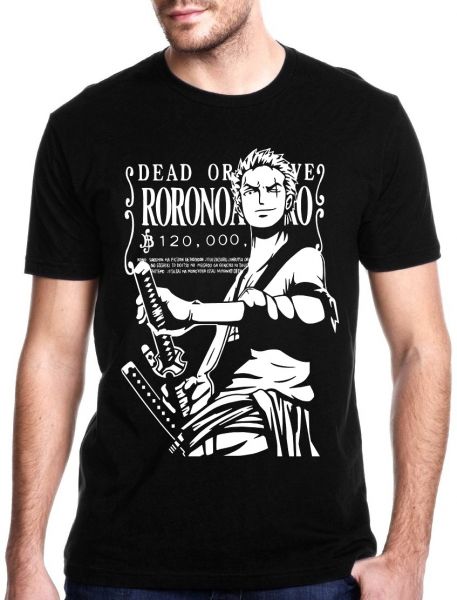 Camisa - One Piece - Zoro Wanted